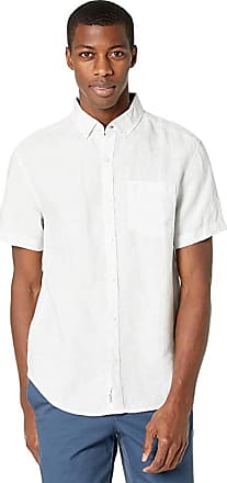 Huber Linen Short Sleeve Shirt White 100% Linen Made in EU HU-0101 Regular Fit 