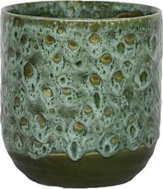 3 Größen Pflanztöpfe Keramik Blumentöpfe Retrolook Glanz 1 Stk mintgrün 