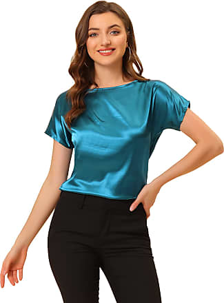 Womens Shirts Cold Shoulder Lace Up Short Sleeve Dressy Tunic Casual Tops Blouse DaySeventh Summer Deals 2019 