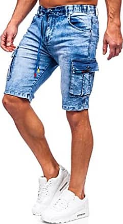 Herren Designer Jeans Short Kurze Hose Slim Fit Shorts Bermuda 3128 John Kayna 