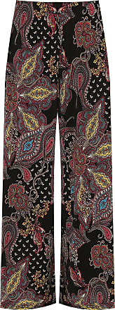 WearAll Womens Plus Floral Print Wide Leg Palazzo Trousers Ladies Pants Flared Harem 12-26 