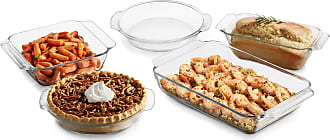 Libbey Baker's Basics 5-Piece Glass Casserole Baking Dish Set with