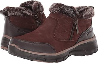 skechers brown ankle boots