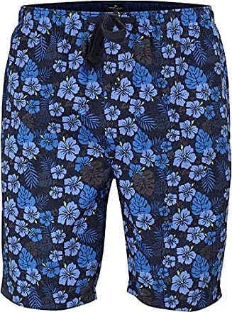 Mode Pantalons Bermudas Tom Tailor Bermuda bleu style d\u00e9contract\u00e9 