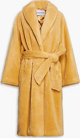 STAND STUDIO Tinley belted faux fur coat