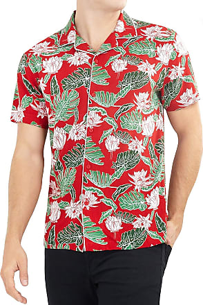 Mens Brave Soul 'Bonsai' Hawaiian Shirt
