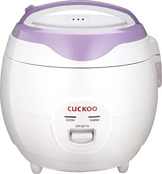 CUCKOO CR-0375F, 3-Cup/0.75-Quart (Uncooked) Micom Rice Cooker, 10 Menu  Options: Oatmeal, Brown Rice & More, Touch-Screen, Nonstick Inner Pot, White