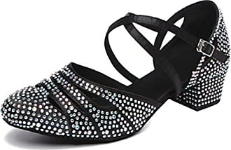 MINITOO QJ6229 Chaussures de danse latine en satin pour femme 