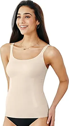 MAIDENFORM White Camisole Shapewear Firm Control Tank Top NEW