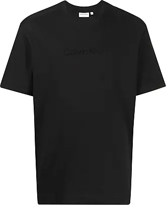 Calvin Klein Upf 40+ Short Sleeve Quick Dry Swim Shirt in Black