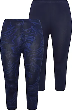 YOURS Plus Size Navy Blue Cropped Stretch GRACE Jeggings