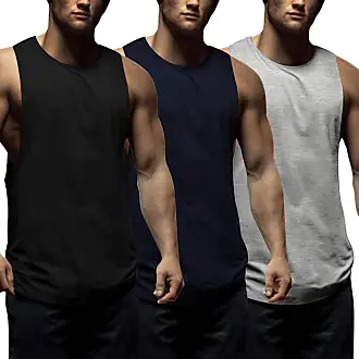 COOFANDY Men's Muscle T Shirts Stretch Short Sleeve V Neck