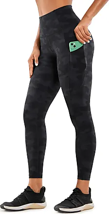 CRZ YOGA Women's Brushed Naked Feeling Yoga Leggings 25 Inches - High Waist  Matte Soft Workout Tights Running Pants Spruce Camouflage 16 :  : Fashion