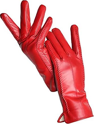 Rabatt 80 % Pieces Handschue DAMEN Accessoires Handschue Rot Einheitlich 