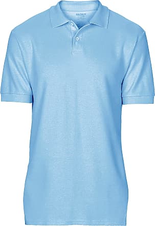 Gildan Gildan Softstyle mens short-sleeved double pique polo shirt., light blue, 4XL