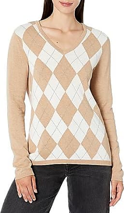 Tommy Hilfiger Womens Scoop Neck Cable Knit Sweater (White, XX