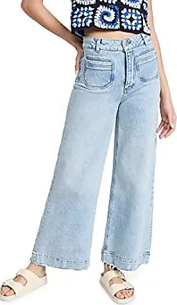  Women Capri Pants Women Capris For Summer Baggy Jeans For  Teen Girls Colored Jeans For Women High Waist Plus Size Denim Capris Seamd  Front Wide Leg Color Gray Size XX-Large