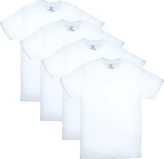 Hanes Ultimate Men's 5-Pack Tagless ComfortSoft Crewneck T-Shirt, White,  X-Large at  Men's Clothing store: Undershirts