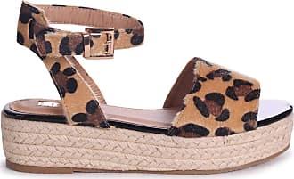Destiny Gold Espadrille Inspired Two Part Flatform With Buckle Detail