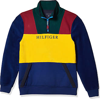 tommy hilfiger yellow sweater mens