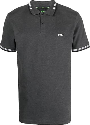 BOSS - Logo-embroidered polo shirt in Oxford cotton piqué