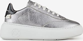 armani exchange silver sneakers