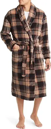 Plaid Plush Fleece Robe – Majestic International