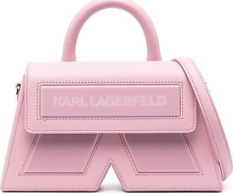 Karl Lagerfeld - Authenticated Clutch Bag - Leather Pink Plain for Women, Never Worn