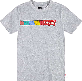 Mode Shirts Print-Shirts Levi’s Levi\u2019s Print-Shirt wei\u00df Schriftzug gedruckt Casual-Look 
