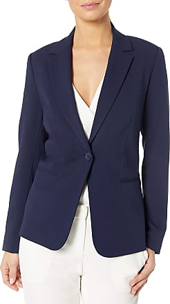 Save 4% Womens Clothing Suits Trouser suits Tagliatore Wool Plain Classic Blazer in Blue 