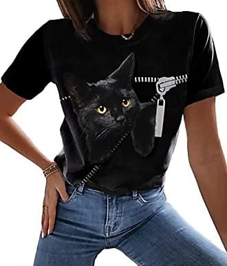 Tomwell T-Shirt col V à Manches Longues pour Femmes Imprimé Pissenlit Tunique Tops Lâche Chemisier T-Shirts pour Femmes Sweat-Shirt Tuniques Basiques Haut Automne 