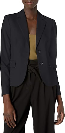 Jones New York Womens Washable Suiting Short 2 Btn Jacket, Black