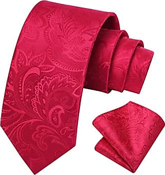 Ohlimuc Cravate Homme Noir Florale Ensemble de Cravate de Mariage Soie Cravates Mouchoir pour Homme Elegant Cravate et Pocket Square d'affaires Décontracté 