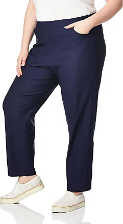 Alfred Dunner Plus Womens Modern Fit Slimming Pants