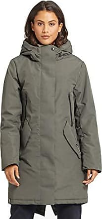 Jacken Mantel Westen Khujo Damen Mantel Maris Fabric Contrast Blauer Parka Mit Kapuze Sale 60 Omnia Ae