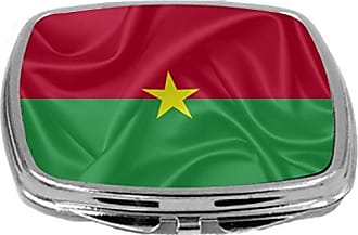 3 Ounce Senegal Rikki Knight Flag Design Compact Mirror