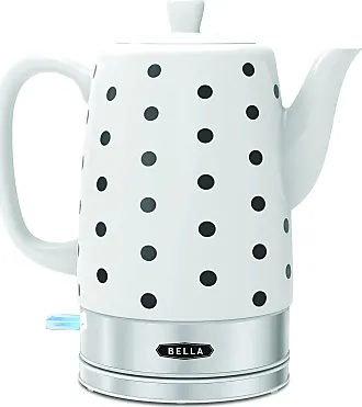  BELLA 1.5 Liter Electric Ceramic Tea Kettle with Boil Dry  Protection & Detatchable Swivel Base, Blue Aztec: Home & Kitchen