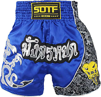 SOTF Boxing Shorts for Men Training Muay Thai Short Men Fight Shorts for Men Martial Arts 