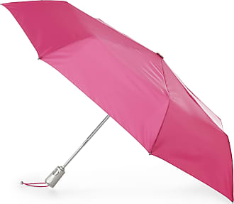 totes Classics Micro Manual Compact Umbrella One Size Black Swiss Dot 