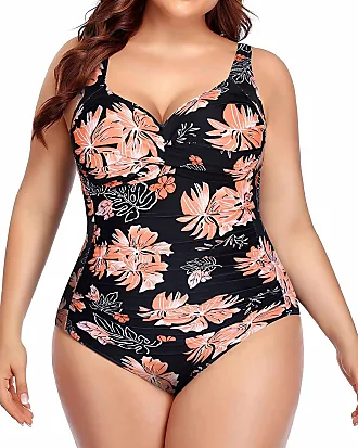 Yonique Plus Size Swimsuits for Women One Piece Tummy Control