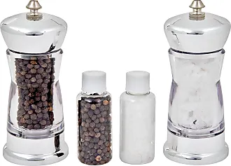 Kamenstein Glass Salt and Pepper Mill - Set of 2