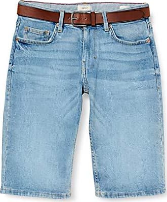Esprit Herren Shorts Jeans Kurze Hose Jeansshorts Straight Fit Blau Größe M