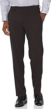 Kenneth Cole Mens Stretch Modern-fit Flat-Front Pant : : Clothing,  Shoes & Accessories