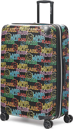 Buy Karl Lagerfeld Black Logo Print Trolley Bag Online - 557279