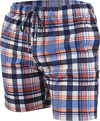 sesto senso Pantalon Bas de Pyjama Homme Long Coton 1-2 pack Carreaux Nuit  Vêtement d'Intérieur