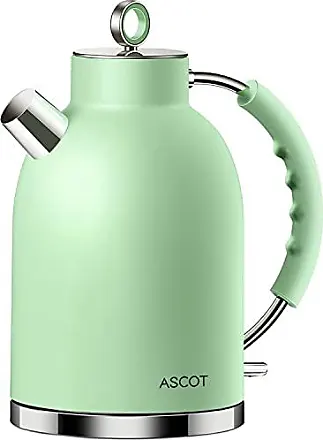 Rae Dunn Electric Water Kettle - Stainless Steel Coffee Maker, 1.7 Liter Tea Kettle, Electric Hot Water Kettle with Automatic Shut Off Boil-Dry