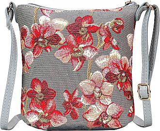 AHOMY Vintage Paisley Flower Messenger Bag Small Travel School Sling Bag Crossbody Bag 