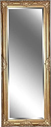 Dielenspiegel Spiegel Antik Gold Wandspiegel Flurspiegel 103 x 73cm Goldspiegel 