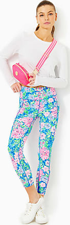 Lilly Pulitzer Gold Foil Luxletic Weekender High Rise‎ Legging 2X
