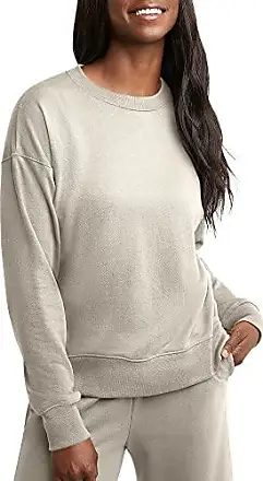 Hanes Originals Women's French Terry Sweatshirt Natural 2XL 